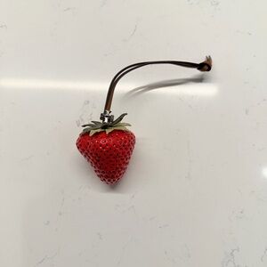 Red Strawberry Bag Charm from Tory Burch